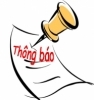 Thông báo nộp học phí kỳ II năm học 2011-2012