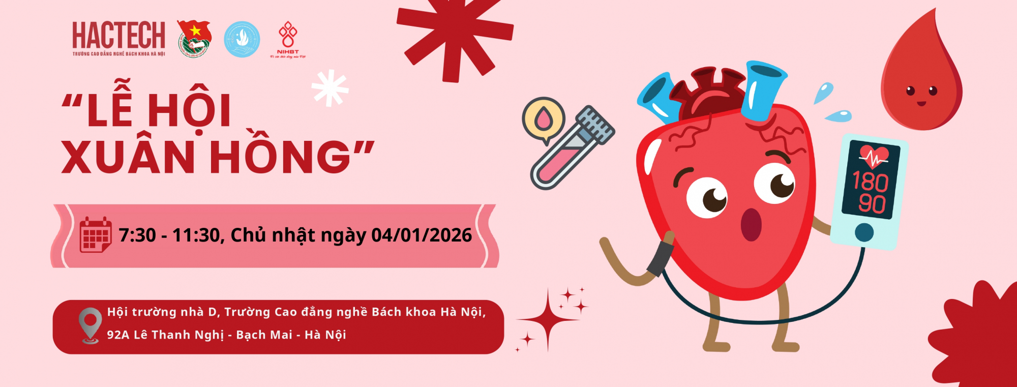 Ngày 17/1/2026: Lễ hội Xuân Hồng HACTECH 2026