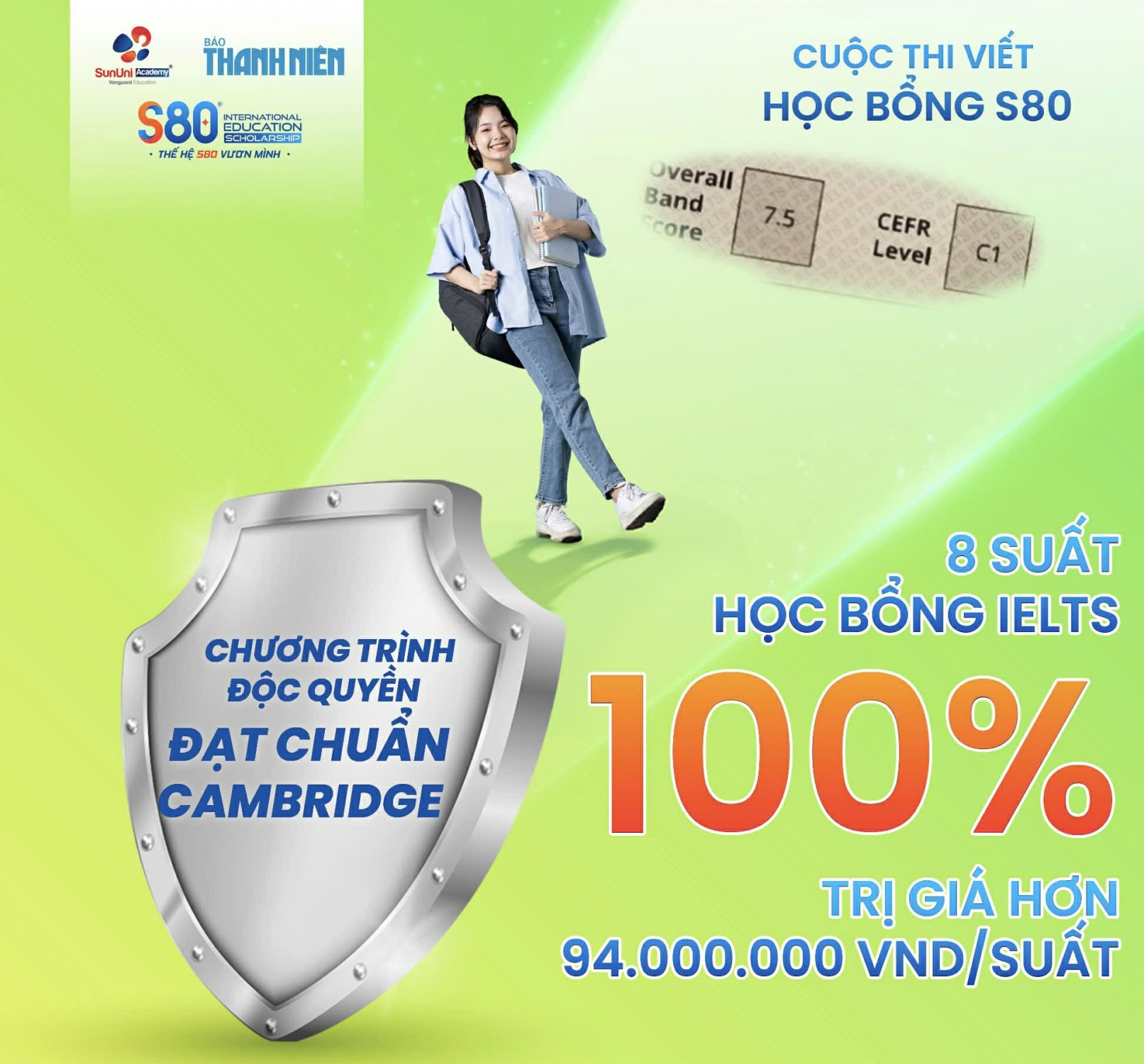 Mời tham gia cuộc thi viết săn học bổng S80